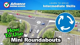 How To Use A MiniRoundabout  Learn to drive Intermediate skills [upl. by Attenauq]