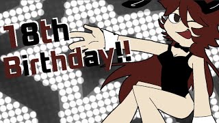 18th Birthday animation meme Trigger Warning Flash Warning 16 [upl. by Omocaig]