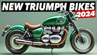 7 New Triumph Motorcycles For 2024 [upl. by Etteniotnna]