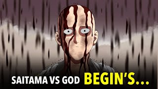 SAITAMA vs GOD Chapter 1 [upl. by Nanyt349]