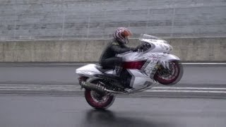 Kawasaki ZX14 amp Suzuki Hayabusa 14 Mile  Extra Drag Run [upl. by Malca]