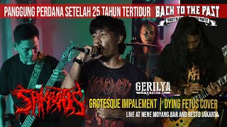 SAKRATIS  GROTESQUE IMPALEMENT  DYING FETUS COVER Live At BACK TO THE PAST 2024 [upl. by Dijam]