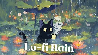 Jazzy Hiphop  Lofi Rain ☂️ Coffee time  for Study  Focus  Relax [upl. by Maze]