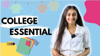 College essentials  What to carry on first day of college  Ultimate list  Riddhi Maheshwari [upl. by Daht982]