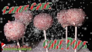 Candy Cane Cake Pops Recipe [upl. by Etteloc903]