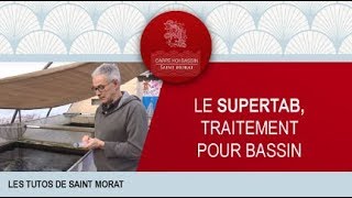 TUTO bassins et koi le SUPERTAB traitement bassin carpe koi [upl. by Assenaj]