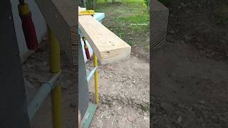 Amazing woodworking skills How to hammer a wooden column without damaging it shorts tips skills [upl. by Anoid951]