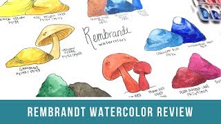 Rembrandt Watercolor Review with Creative Swatching [upl. by Goldwin402]