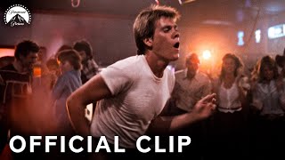 Footloose 1984  Line Dancing amp Bar Fighting FULL SCENE  Paramount Movies [upl. by Dumah]