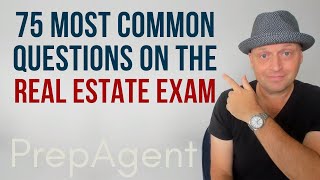 75 Most Common Questions on the Real Estate Exam 2023 [upl. by Ennirak]