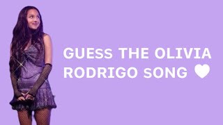 guess the Olivia Rodrigo song  oliviarodrigo [upl. by Ivatts]