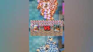 100 vs 100 Clash Royale [upl. by Pals]