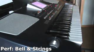 Korg PA500  Performances  Strings amp Vocal [upl. by Seiuqram752]