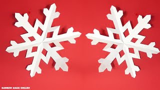 DIY Fiocchi di neve con la carta  DIY Paper Snowflakes [upl. by Tsan247]