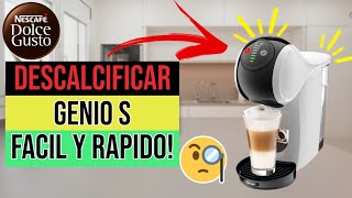 ✅☕Cómo DESCALCIFICAR Cafetera Dolce Gusto GENIO S☕✅ [upl. by Amora]