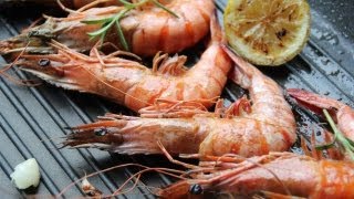 Gambas grillen Rezept  Der Bio Koch 520 [upl. by Marco494]