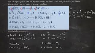533 Dobierz współczynniki stechiometryczne w podanych równaniach reakcji chemicznych metodą [upl. by Leimad]