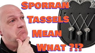 What Do the Tassels on a Sporran Mean [upl. by Jori650]