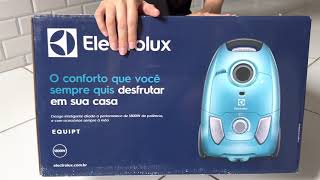 Aspirador de pó EQUIPT EQP20 ELECTROLUX 1800W  UNBOXING mais completo [upl. by Redienhcs]