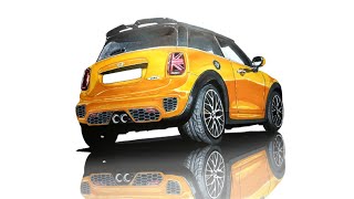 Realistic car drawing  MINI Cooper [upl. by Neram]