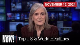 Top US amp World Headlines — November 12 2024 [upl. by Aivatal]