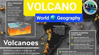 Volcanoes 🌋 World 🌎 Geography [upl. by Conlan]