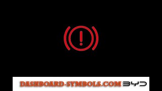 BYD Parking System Fault Warning Light  BYD  Red Warning Lights  Dashboard Symbols  Meaning [upl. by Placeeda]