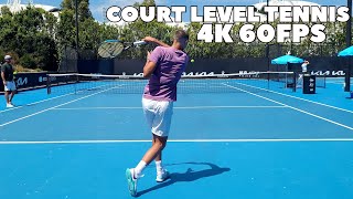 Alexei popyrin Court Level Practice 2023  4K 60FPS [upl. by Pollerd]