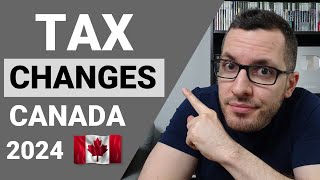 TAX CHANGES in CANADA for 2024  TFSA RRSP CPP Tax Brackets amp FHSA 🇨🇦 [upl. by Dahs]