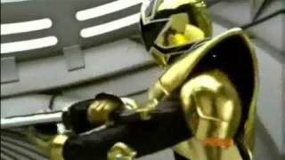 Power Rangers Samurai  Gold Ranger Transforms Into Mega Mode [upl. by Olly]