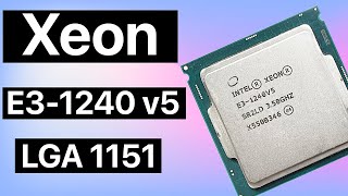 Аналог i7 6700 за 2000 руб на 1151 сокет Intel Xeon E31240 V5 [upl. by Alat]