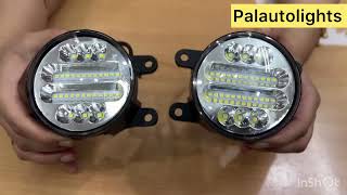 Palautolights  30 Led foglightBumper LightFog lamp for honda maruti ford renault car 2024 [upl. by Yenttirb]