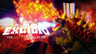 NEW KAIJU GAME EXCIDIO THE KAIJU SIMULATOR [upl. by Arahsal144]