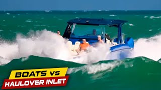 2023 TOP 22 MOMENTS AT THE INLET   Boats vs Haulover Inlet [upl. by Llerref]