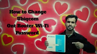 ll Ubiqcom Ont Router ka WiFi Password Change Kare Bilkul Esyly Tarike Se ll SpiderLink ll [upl. by Soilisav]