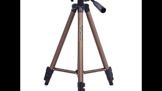 WeiFeng WT3130 Portable Lightweight Aluminum Alloy Tripod for SLR DSLR Camera Buy From Everbuying [upl. by Amsirahc]