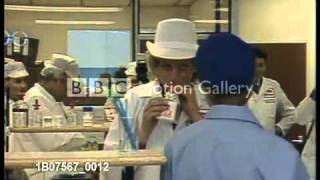 Princess Diana visits Dairy factory [upl. by Aed]