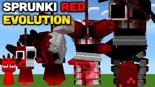 Minecraft But I Evolve SPRUNKI RED FINAL PHASE 19 [upl. by Scornik]