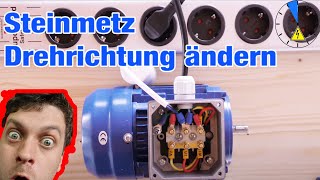 Drehrichtung ändern Steinmetz Drehstormmotor [upl. by Haldi]