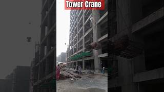 Tower Crane material shifting towercrane crane construction buildingconstruction technology yt [upl. by Trev955]