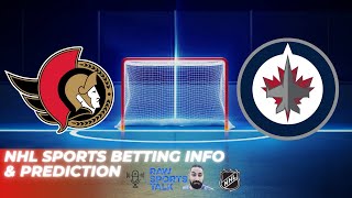 Ottawa Senators Vs Winnipeg Jets Nhl Preseason Betting Info 92923 [upl. by Atile]