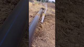 Directional excavation process of water drill bit [upl. by Issi557]