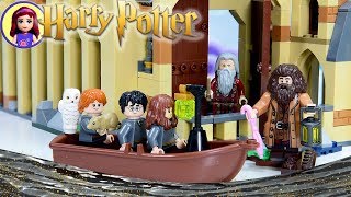 Lego Harry Potter Hogwarts Great Hall 2018 Speed Build [upl. by Haliek]