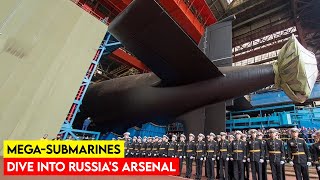 Putin Unveils New Russian Nuclear Submarines [upl. by Nattirb]