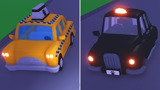 Adopt Me New Taxi Car vs Black Cab Comparison  New Update [upl. by Casteel]