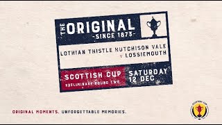 Lothian Thistle Hutchison Vale 44 Lossiemouth  Scottish Cup 202021 – Preliminary Round Two [upl. by Estel]