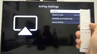 AirPlay auf Samsung The Frame aktivieren – iPhone auf TV spiegeln [upl. by Lleznov]