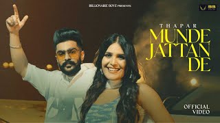 Munde Jattan De Thapar  Official video  Ifra Khan  DreamBoy DB  Latest Punjabi Song 2024 [upl. by Colville]