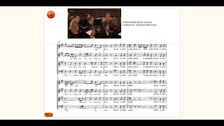 Fürchte dich nicht ich bin bei dir Motet by JS Bach BWV 228 Dutch Bach society Stephan MacLeod [upl. by Darrick]