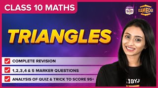 Triangles  Concept and Important Questions  Chapter 06 Class 10 CBSE Boards 2024  Exam Edge [upl. by Lonna888]